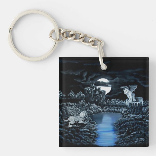 Golem vs Dolem District Fight Key Ring (Front)