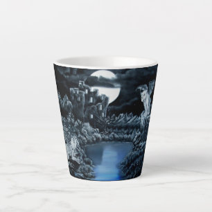 Golem vs Dolem District Fight Latte Mug