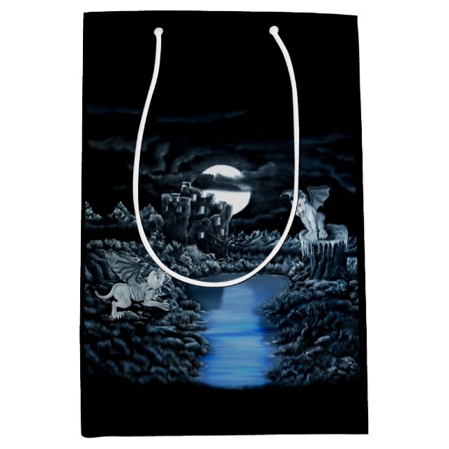 Golem vs Dolem District Fight Medium Gift Bag (Front)