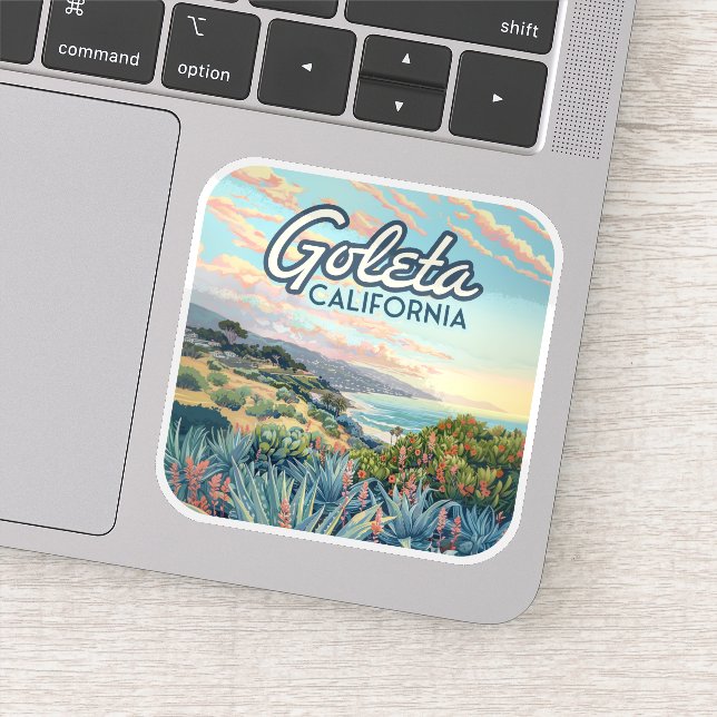 Goleta California Santa Barbara Isla Vista Vintage (Detail)