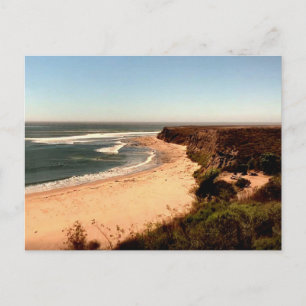 Goleta Coastline Beach Overlook Postcard