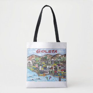Goleta Map Tote Bag