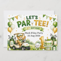 Golf 1St Birthday