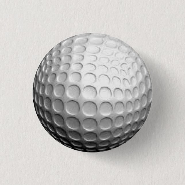 Golf 3 Cm Round Badge (Front)