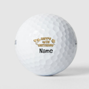 Golf 40th Birthday theme to golfer Balls