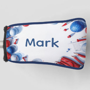 Golf 4th July American themed Head Cover
