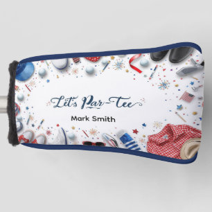 Golf 4th July American themed Head Cover