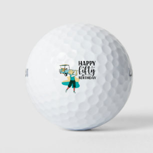 Golf 50th Birthday gifts for golfer Golf Balls