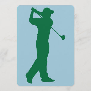 Golf 50th birthday invitation