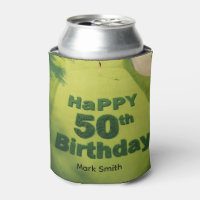 Golf 50th Birthday on putting green for golfer