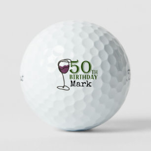 Golf 50th Birthday Par tee thirty party for golfer Balls