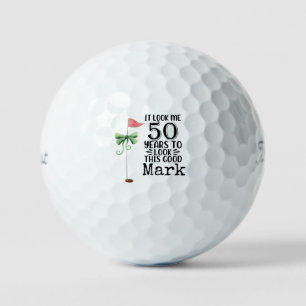 Golf 50th Birthday Par tee thirty party for golfer Golf Balls