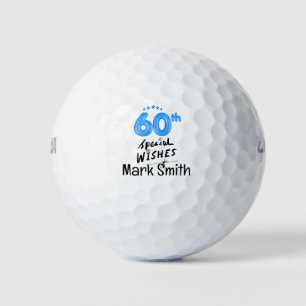 Golf 60th Birthday for golfer Balls