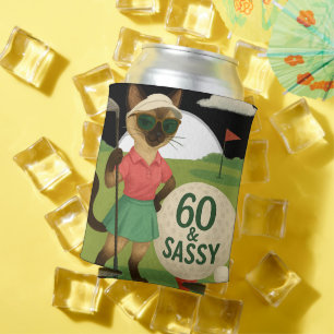 Golf 60th Birthday for Golfer Can Cooler