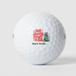 Golf 65th birthday for golfer balls