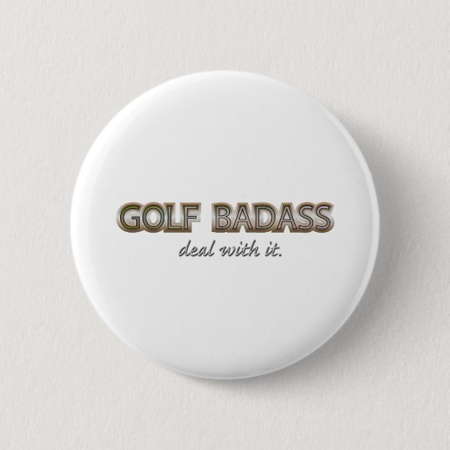 GOLF 6 CM ROUND BADGE (Front)