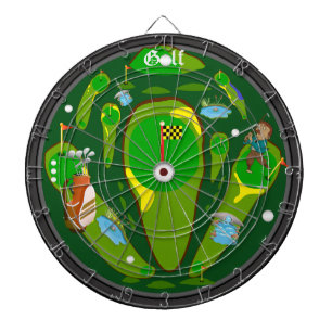 Golf 9-Hole Water Hazard Dartboard