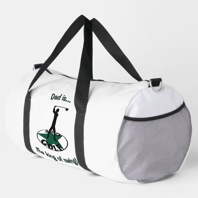 Golf - a wonderful game   duffle bag (Right Corner)