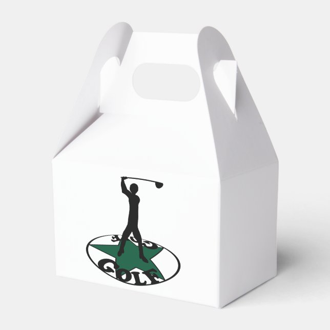 Golf - a wonderful game  favour box (Front Side)