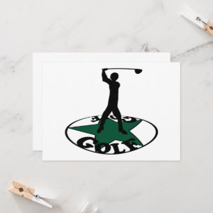 Golf - a wonderful game invitation