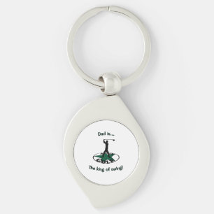 Golf - a wonderful game   key ring