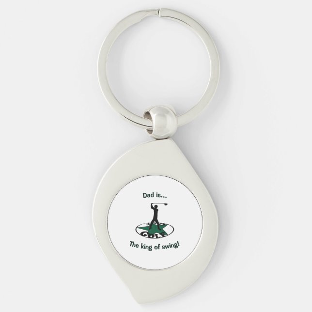 Golf - a wonderful game   key ring (Front)