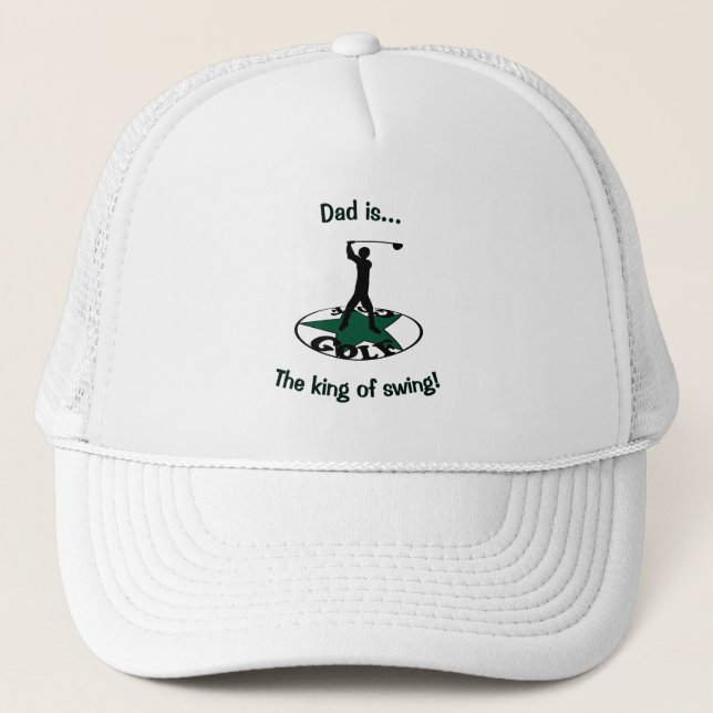 Golf - a wonderful game   trucker hat (Front)