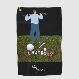 Golf albatross funny gifts for golfer golf towel