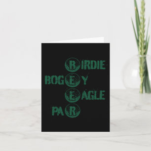Golf And Beer Funny Golf Golfing Golfer Joke Dad Card