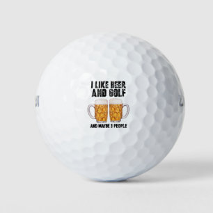 Golf and Beer Golf Balls