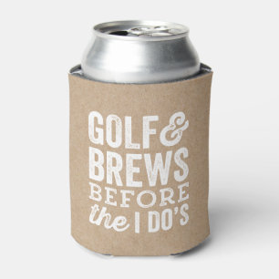 Golf and brews before I do's kraft bachelor party Can Cooler