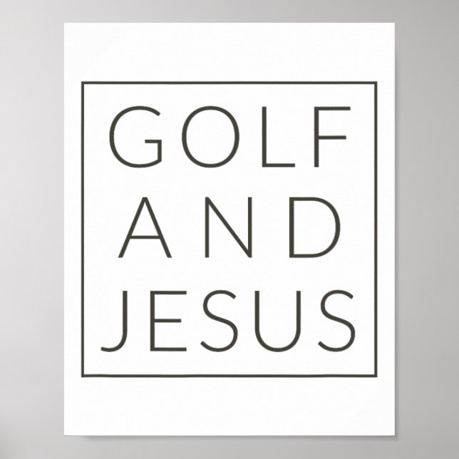 Golf And Jesus  Poster (Front)