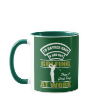 Golf And Work Combo Mug