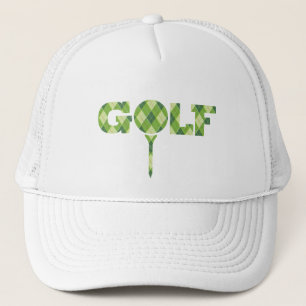 Golf Argyle pattern styled graphic hat
