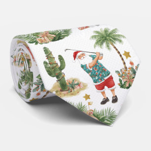Golf Arizona Christmas themed Tie