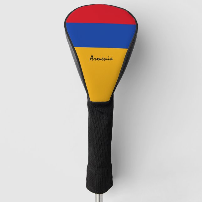 Golf Armenia & Armenian Flag / Golf Clubs Covers (Front)