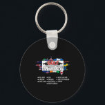 Golf Around The World Golfing Lover Travel Golfer  Key Ring<br><div class="desc">Golf Around The World Golfing Lover Travel Golfer</div>
