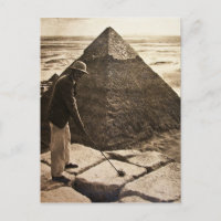 Golf at the Pyramid Sepia Toned