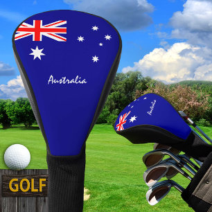 Golf Australia & Aussie Flag / Golf Clubs Covers