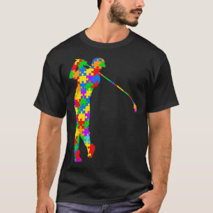 golf autism golf awareness acceptance golfers gift T-Shirt