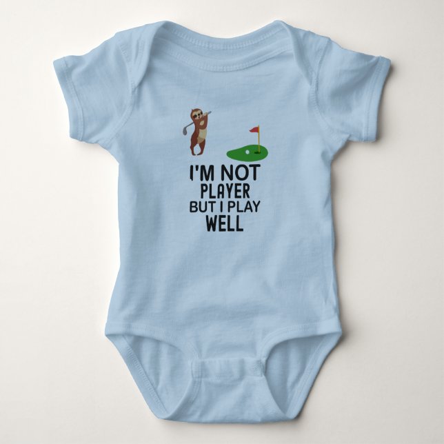 Golf baby boy  baby bodysuit (Front)