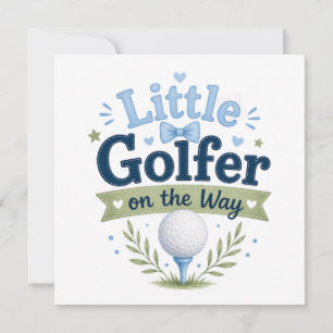 Golf Baby Boy themed Card 
