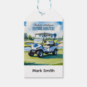 Golf Baby Shower for Boy future golfer Gift Tags