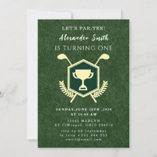 Golf Baby Shower Invitation