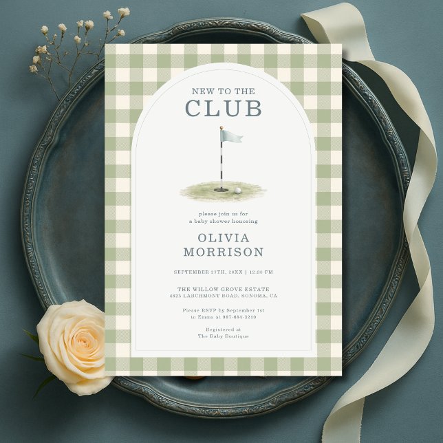 Golf Baby Shower Invitation (Creator Uploaded)
