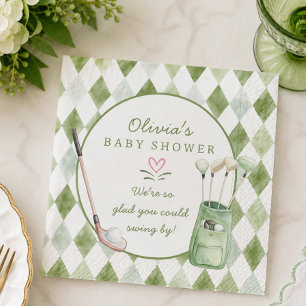 Golf Baby Shower Paper Napkin