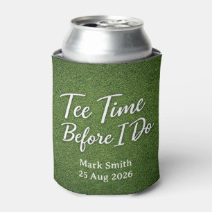 Golf Bachelor Par-Tee Golf Theme Invite Tee Time Can Cooler