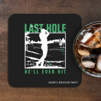 Golf Bachelor Party Funny Last Hole He'll Ever Hit