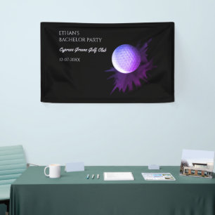 Golf Bachelor Party - Golfing trip Classic Stylish Banner