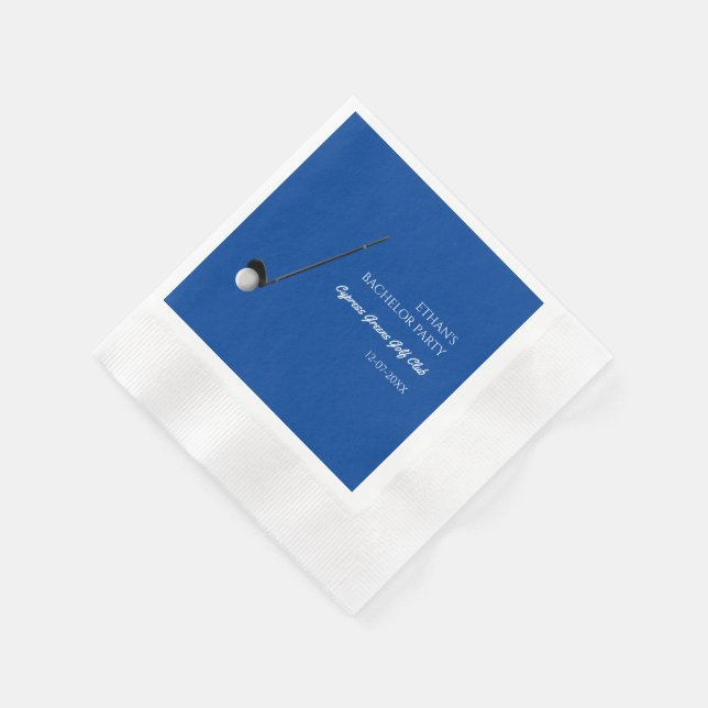 Golf Bachelor Party - Golfing trip Classic Stylish Napkin (Corner)